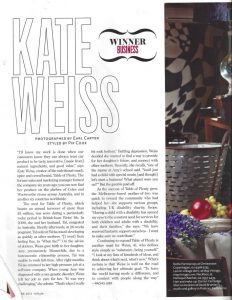 Instyle Feature on Table of Plenty's Kate Weiss, winner of 2012 Instyle Women of Business Style awards