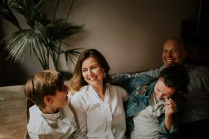 Table of Plenty Co-founder Kate Weiss and her family