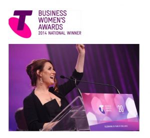 Table of Plenty's Kate Weiss wins Business Owner Award at the 2014 Telstra Business Women's awards