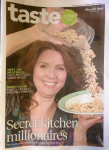 Herald Sun - Taste Cover with Kate Weiss 13-Aug-2013