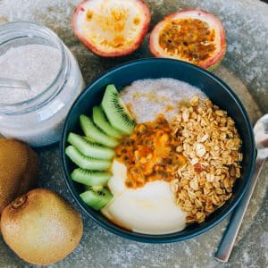 Chia Seeds Breakfast Bowl by @enrichnutrition