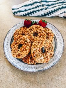 Table of Plenty Nicely Nutty Muesli Donuts @chloe_mcleod_dietitian