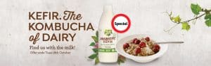 Kefir the kombucha of Dairy. on special at coles - Table of Plenty
