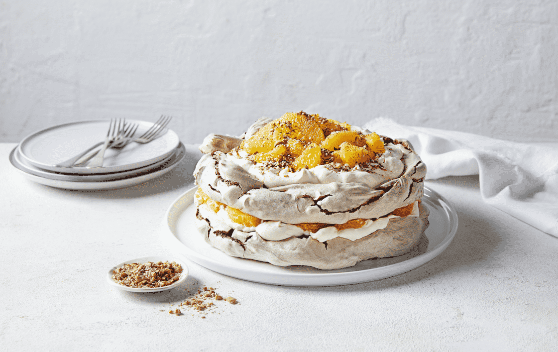 Table of Plenty Sweet Dukkah Pavlova