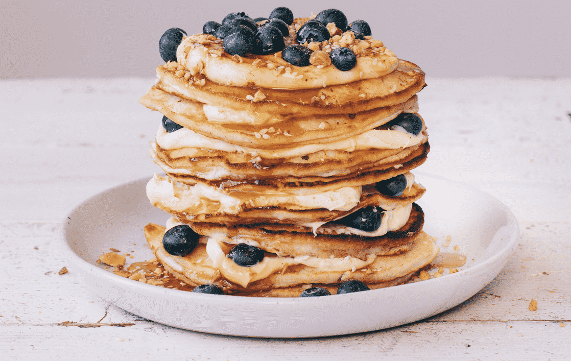 Table of Plenty Sweet Dukkah Pancakes