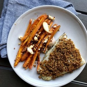 Table of Plenty Dukkah crusted barramundi