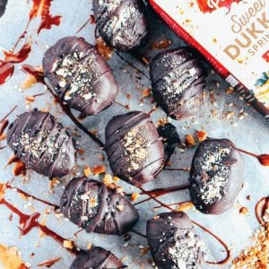 Homemade Chocolate and Date Easter eggs with Table of Plenty's Dukkah