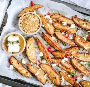 Healthy Vegitarian Dukkah Wedges