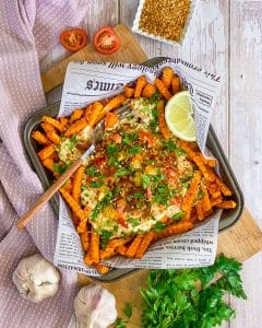Sweet Potato Spicy Dukkah Fries