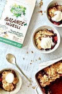 Berry Crumble Cobbler Low FODMAP