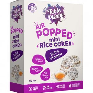 Table of Plenty Air Popped Mini Rice Cakes Salt and Vinegar 60g